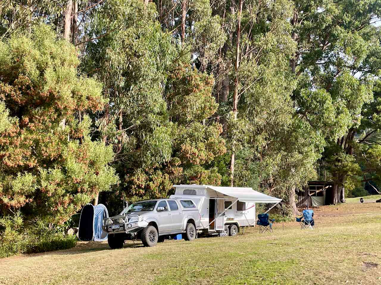 Camp ground large open sites  