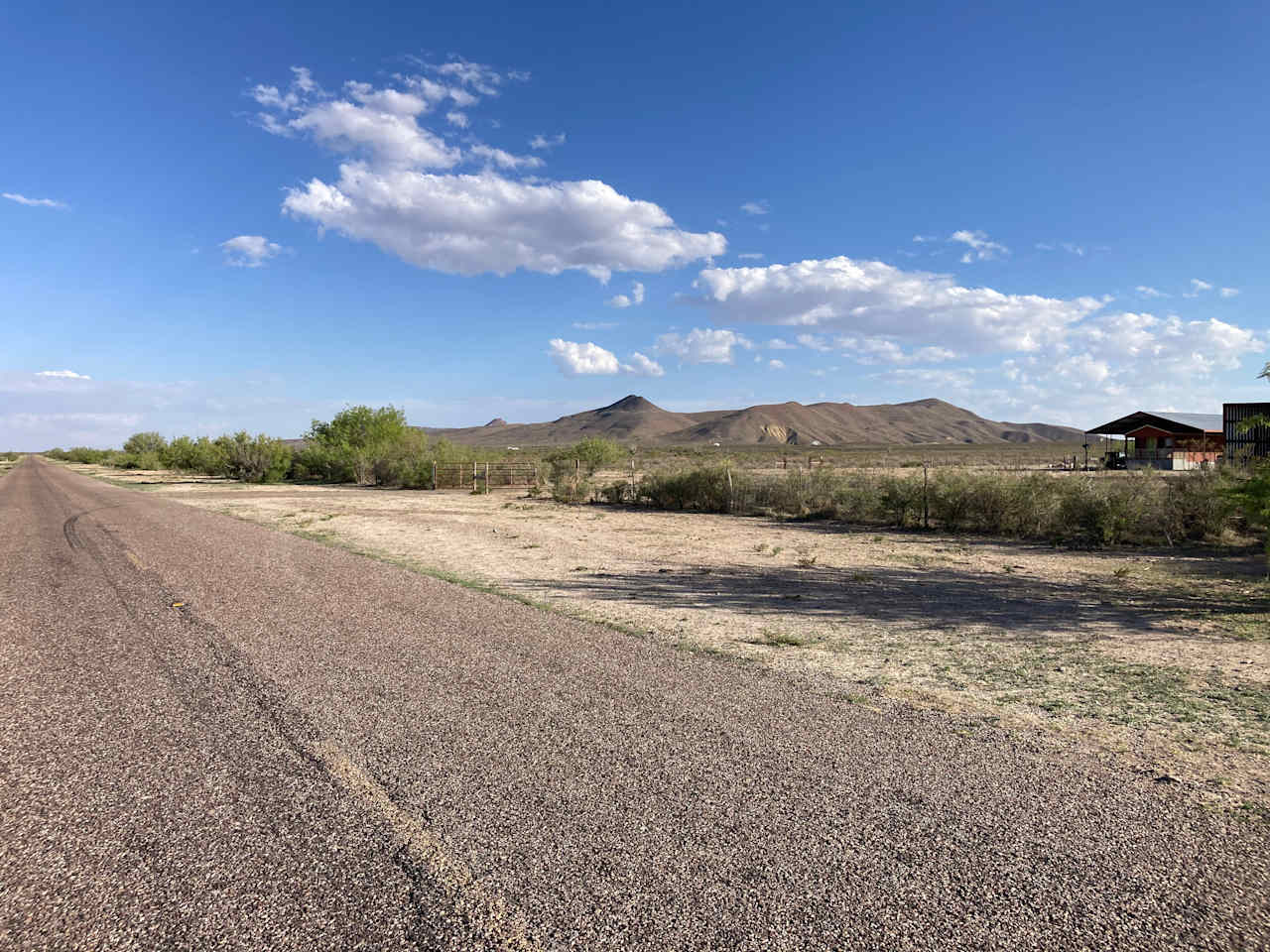 Property on the right as you approach from Van Horn