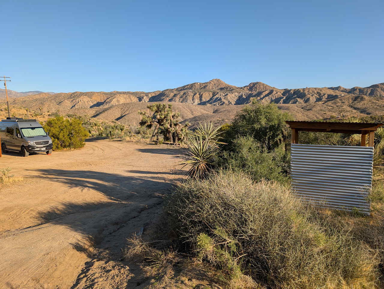 Outhouse near canpsite