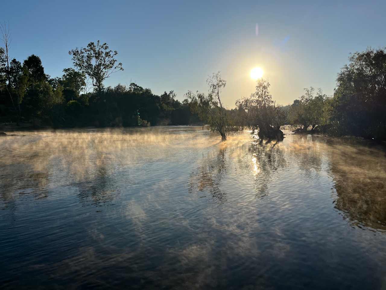 Sunrise Broken River