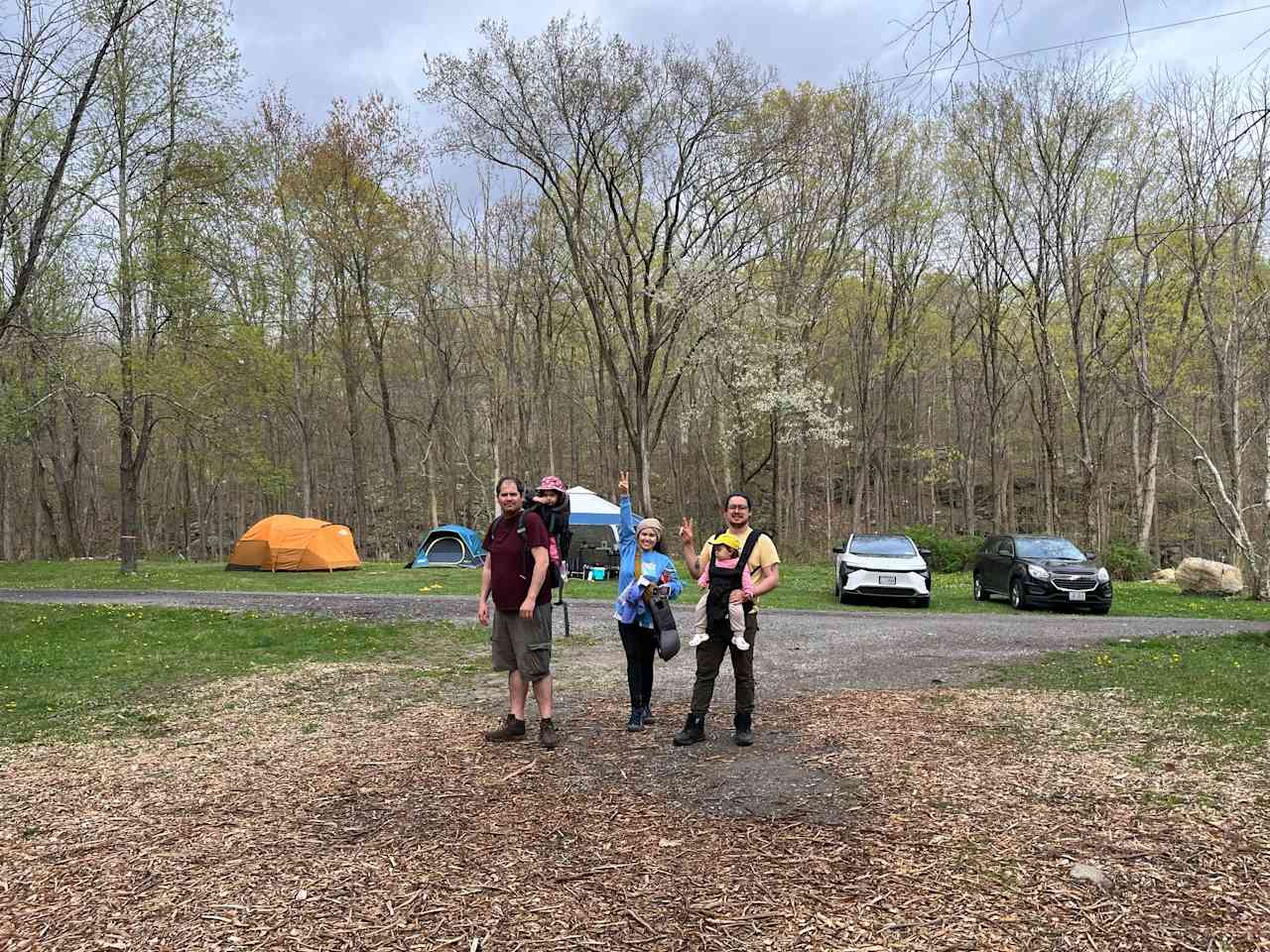Heading to the waterfall hike