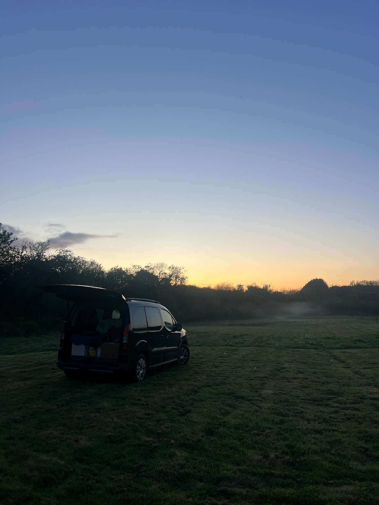 Sunset over the van! 