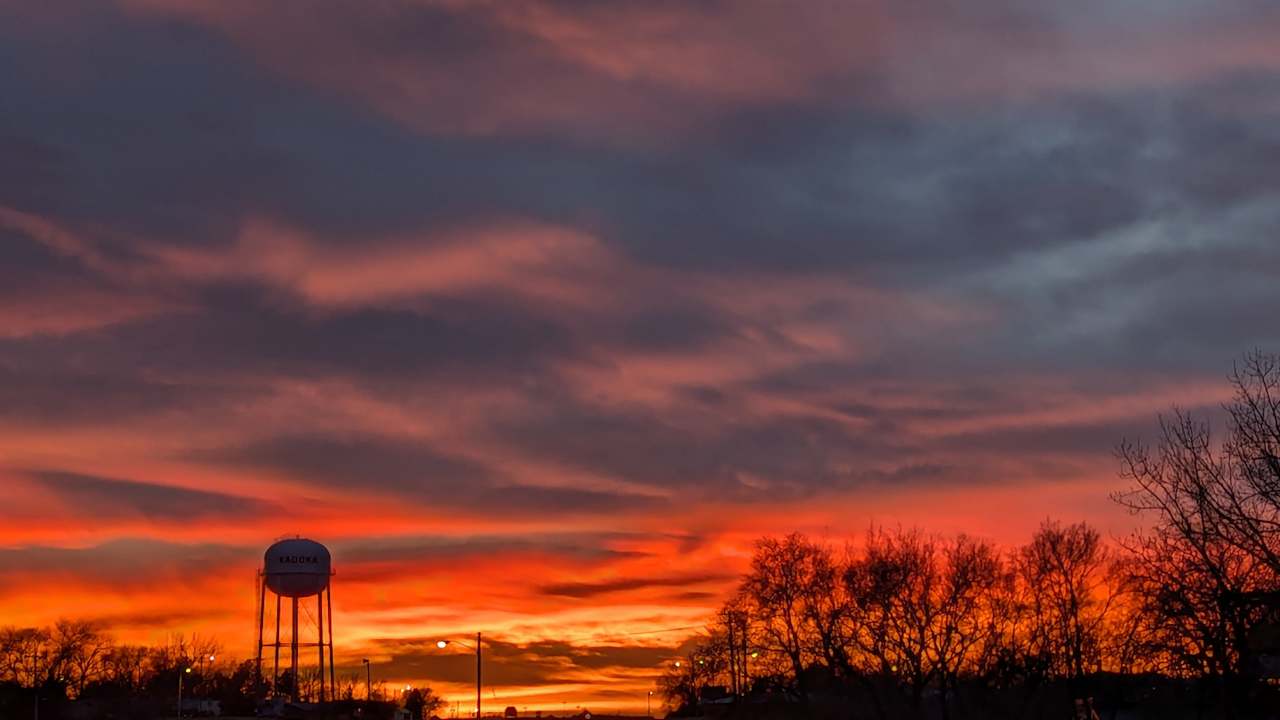 How about a stunning sunset?