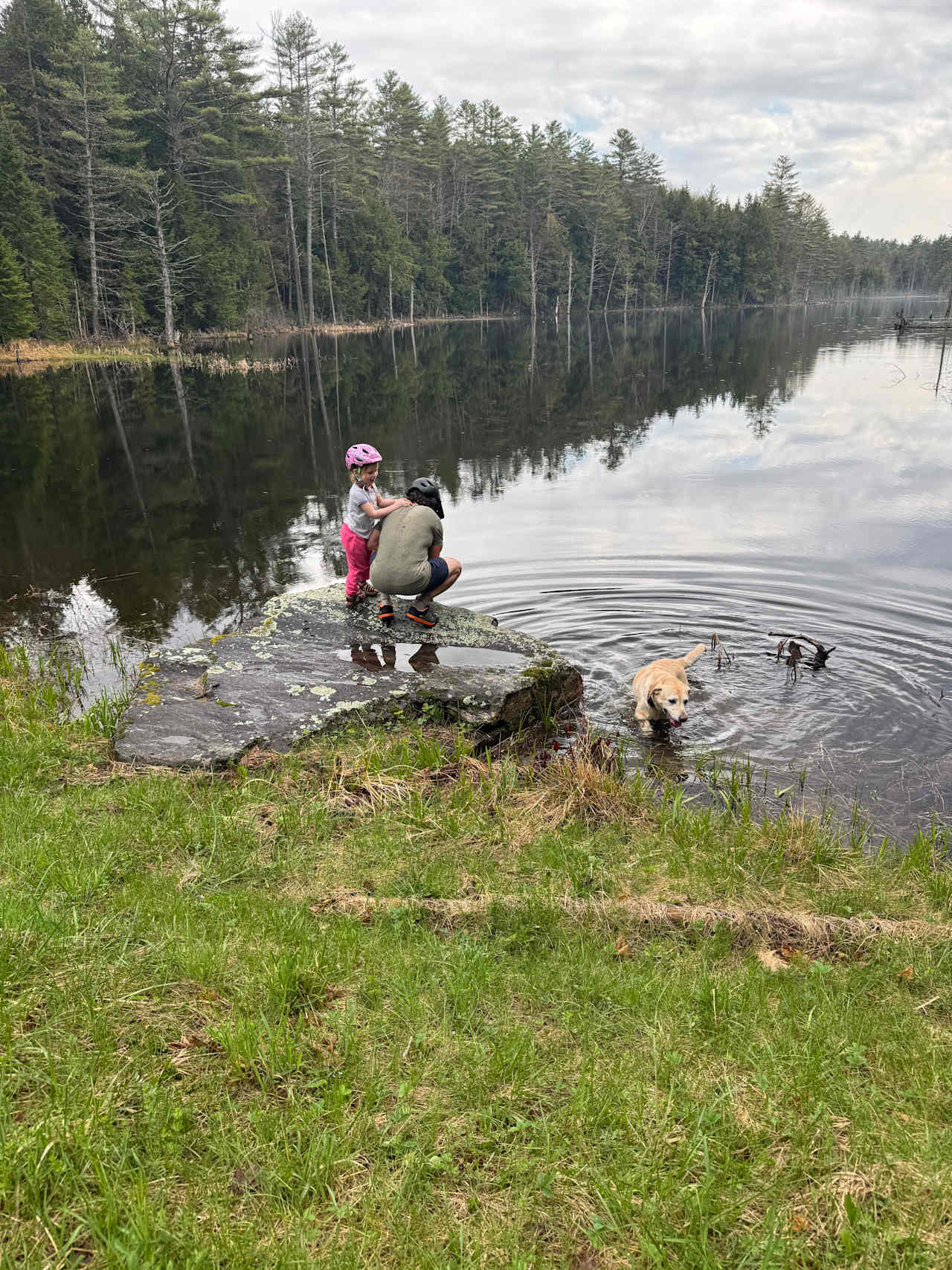Bike ride to the pond 