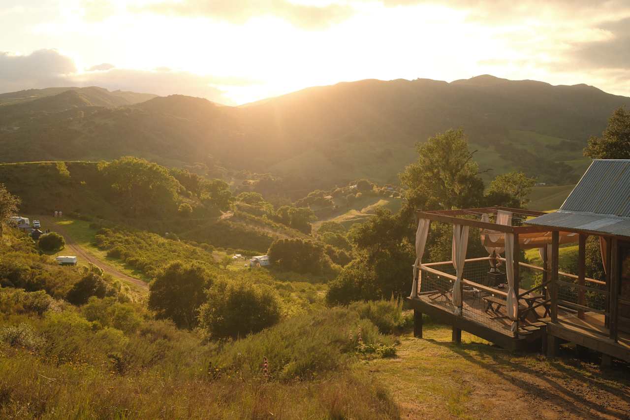 Evening sunset view 