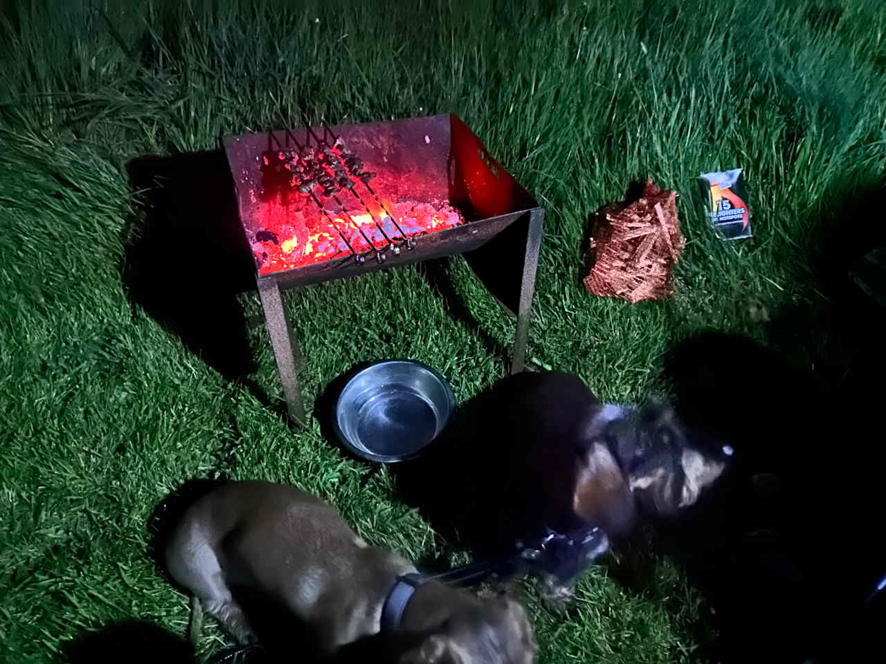 Cooking on the campfire!