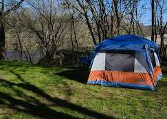 Riverside camping