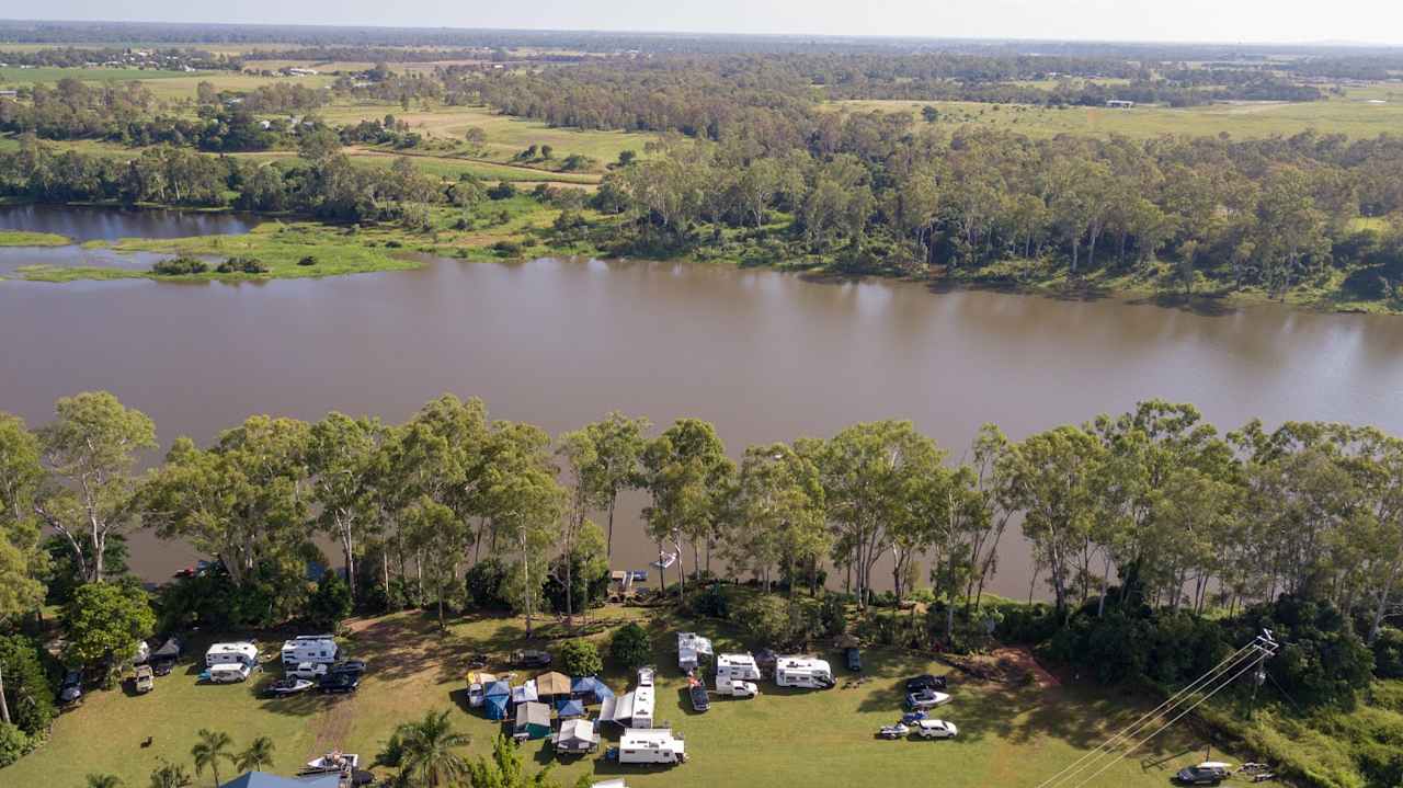 An ariel view of our campers. 