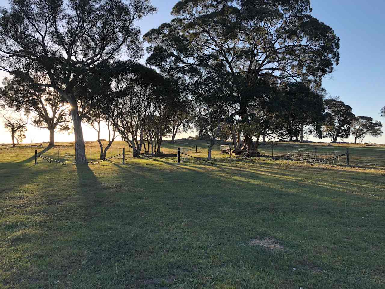 Drive through Fenced Campground Site - 