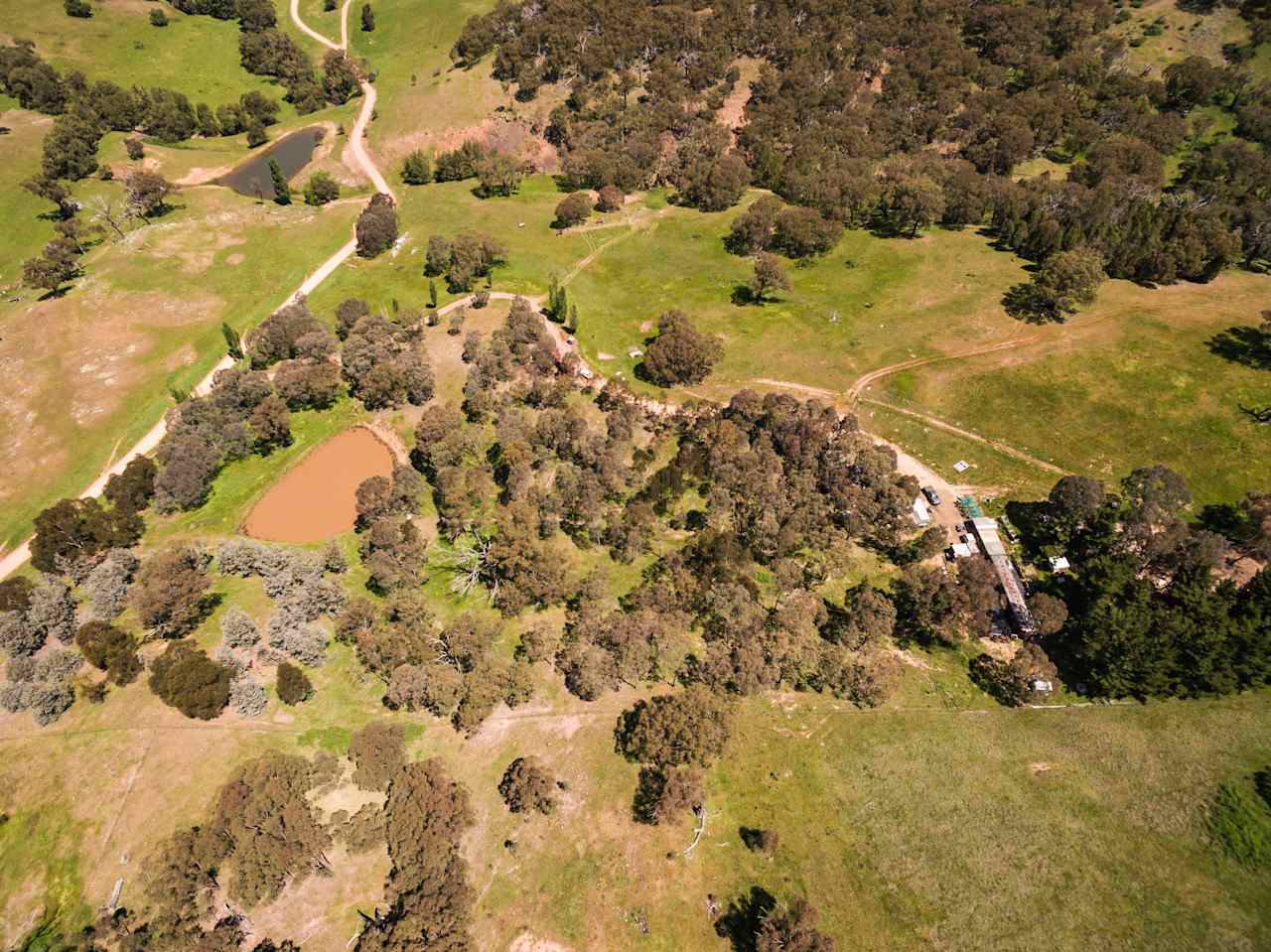 Flyover of part of the farm