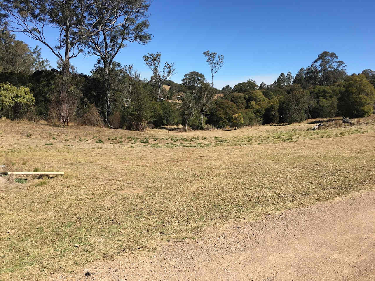 Looking from the hall towards site 3, 4 and 5