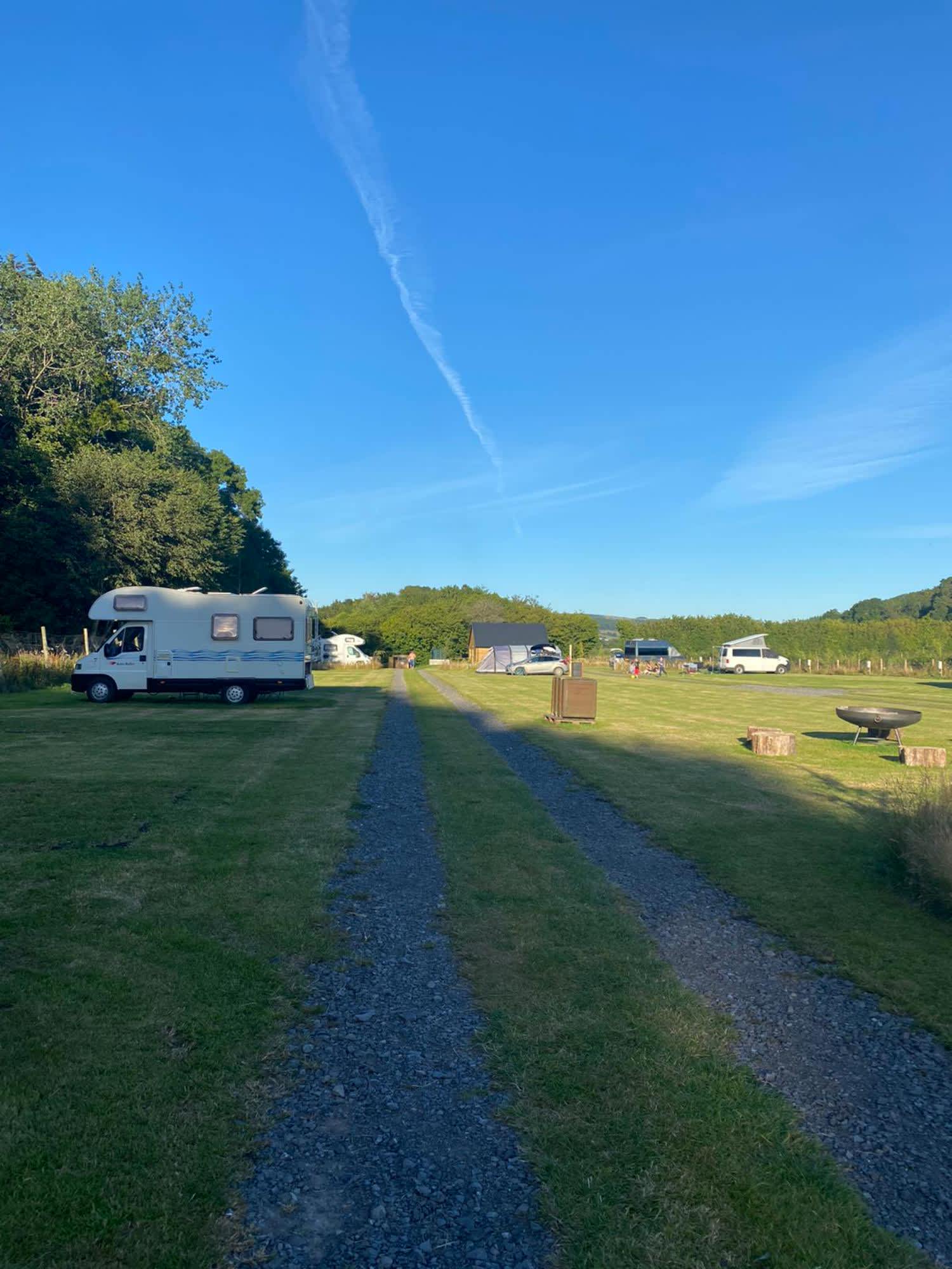 Glanusk Camping and Caravan Park Hipcamp in Powys, Wales