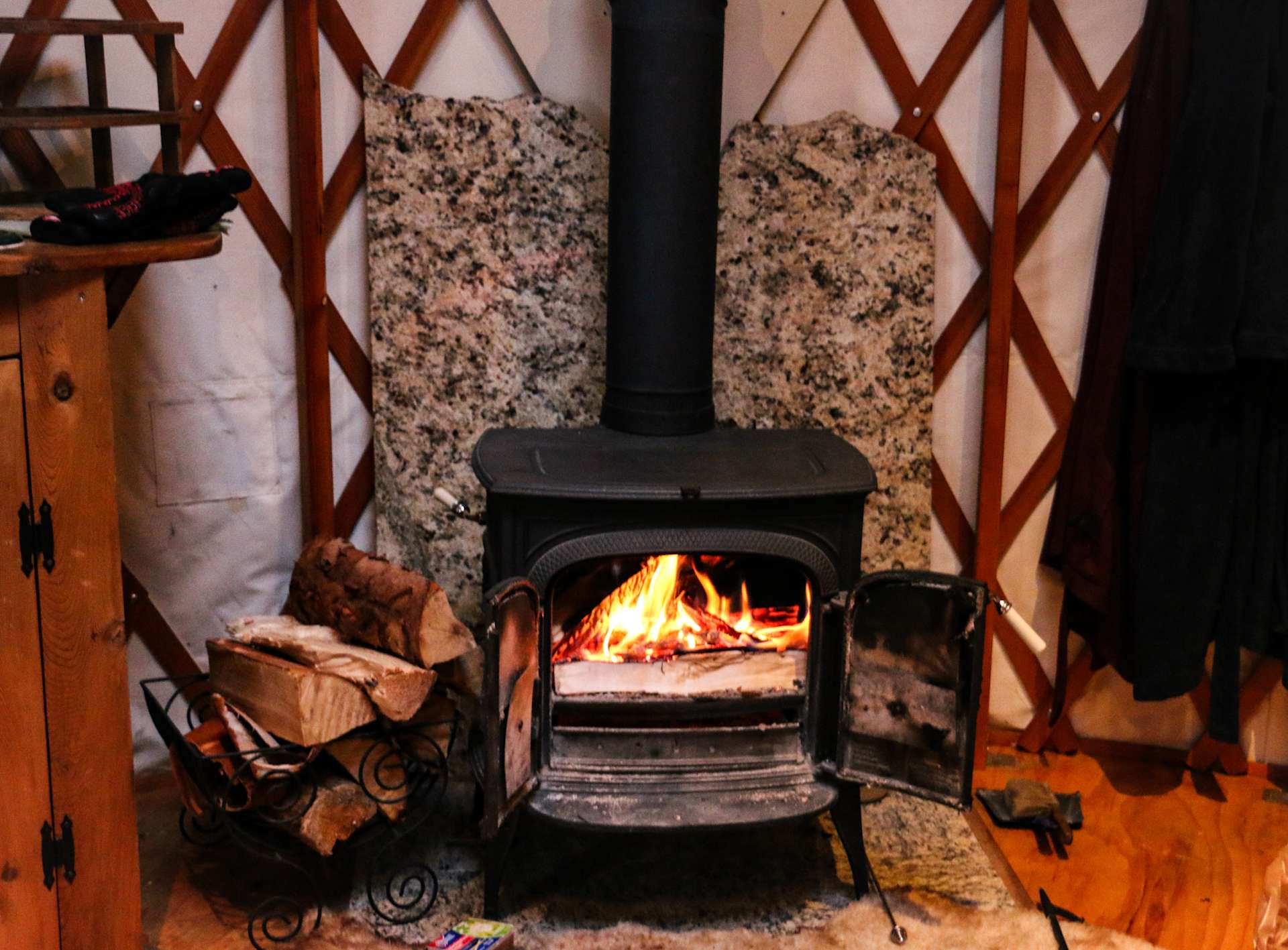 Small Yurt in the Woods Hipcamp in Sandpoint, Idaho
