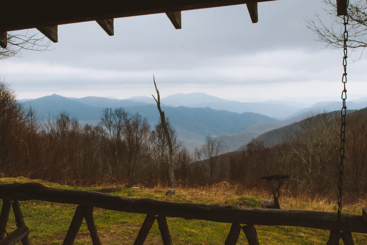 The Cabins at Sandy Mush Bald Hipcamp in Hot Springs, North Carolina