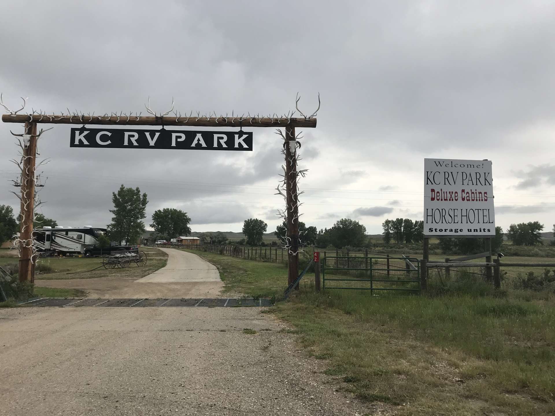 KC RV Park Hipcamp in Kaycee, Wyoming