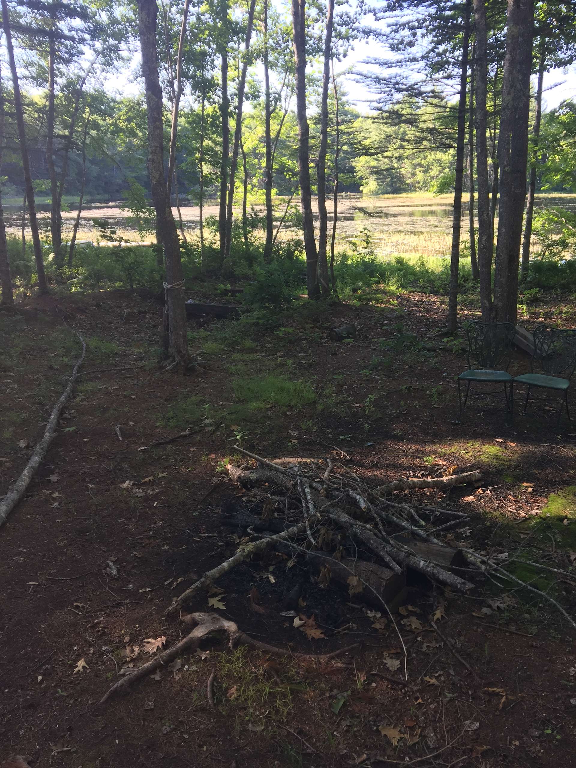 Pitcher Pond campsite Hipcamp in Lincolnville, Maine