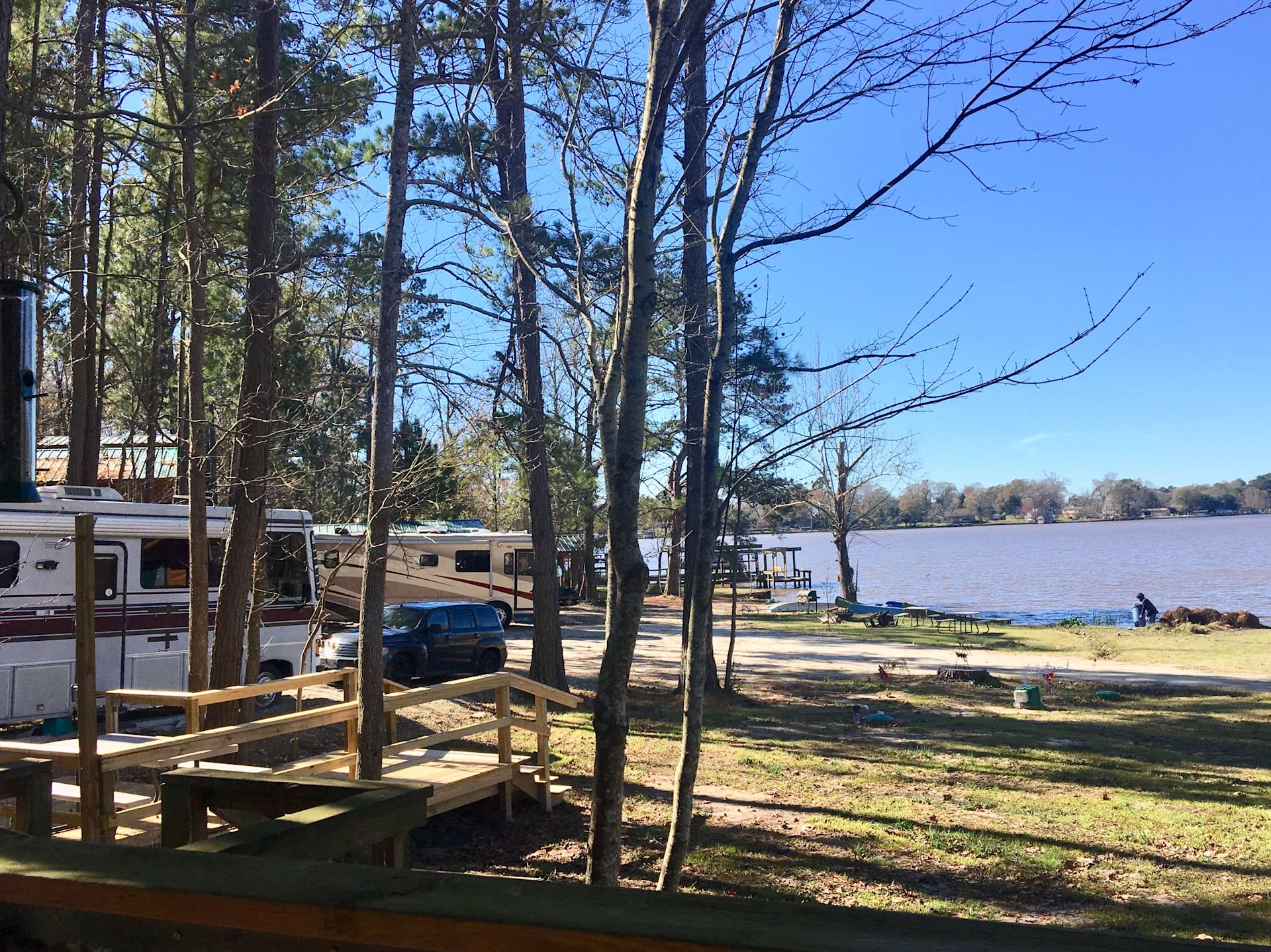 B&R Lakeside Cabins & RVs Hipcamp in Onalaska, Texas
