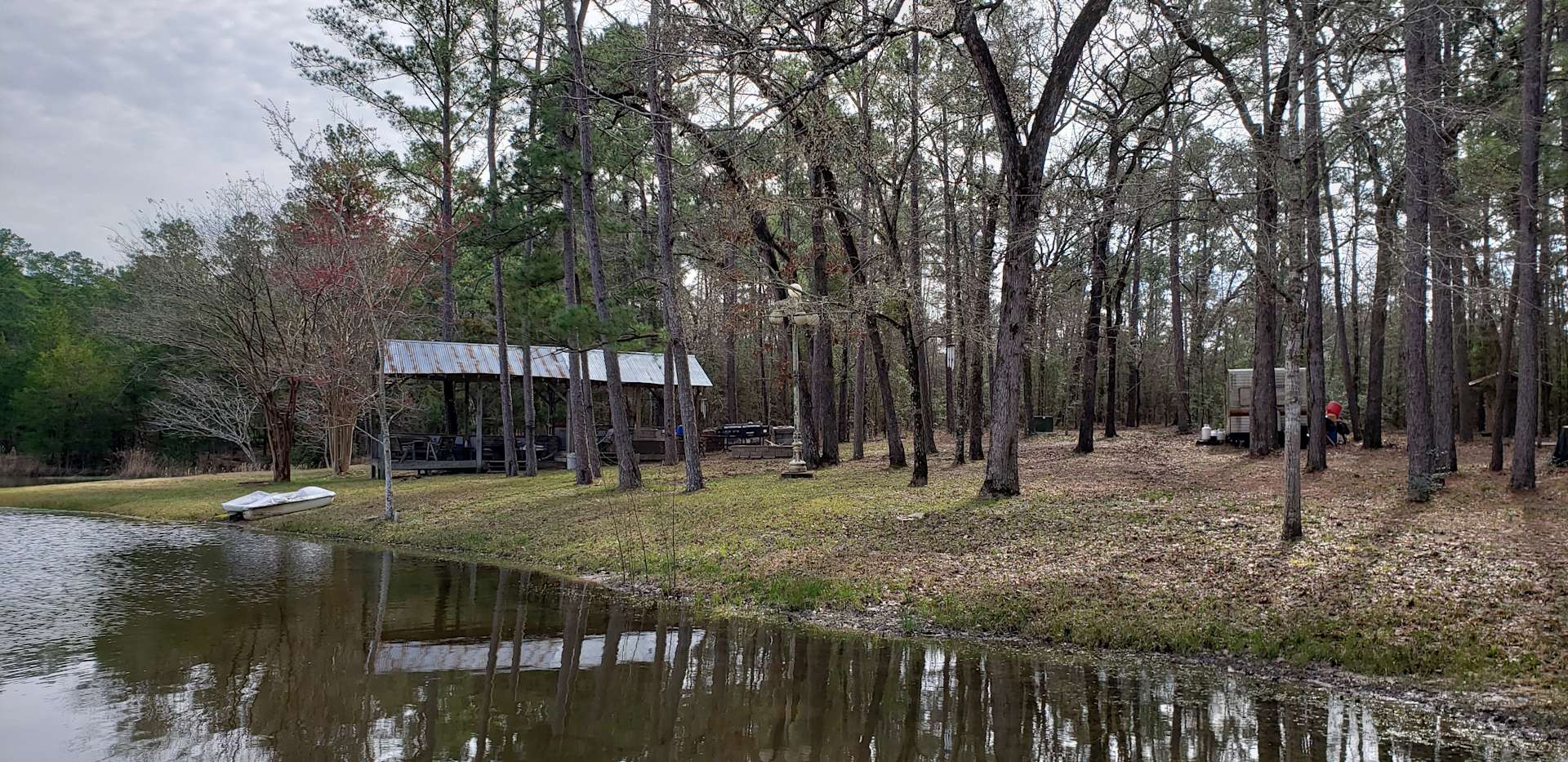 The Honey Hole Hipcamp in Point Blank, Texas