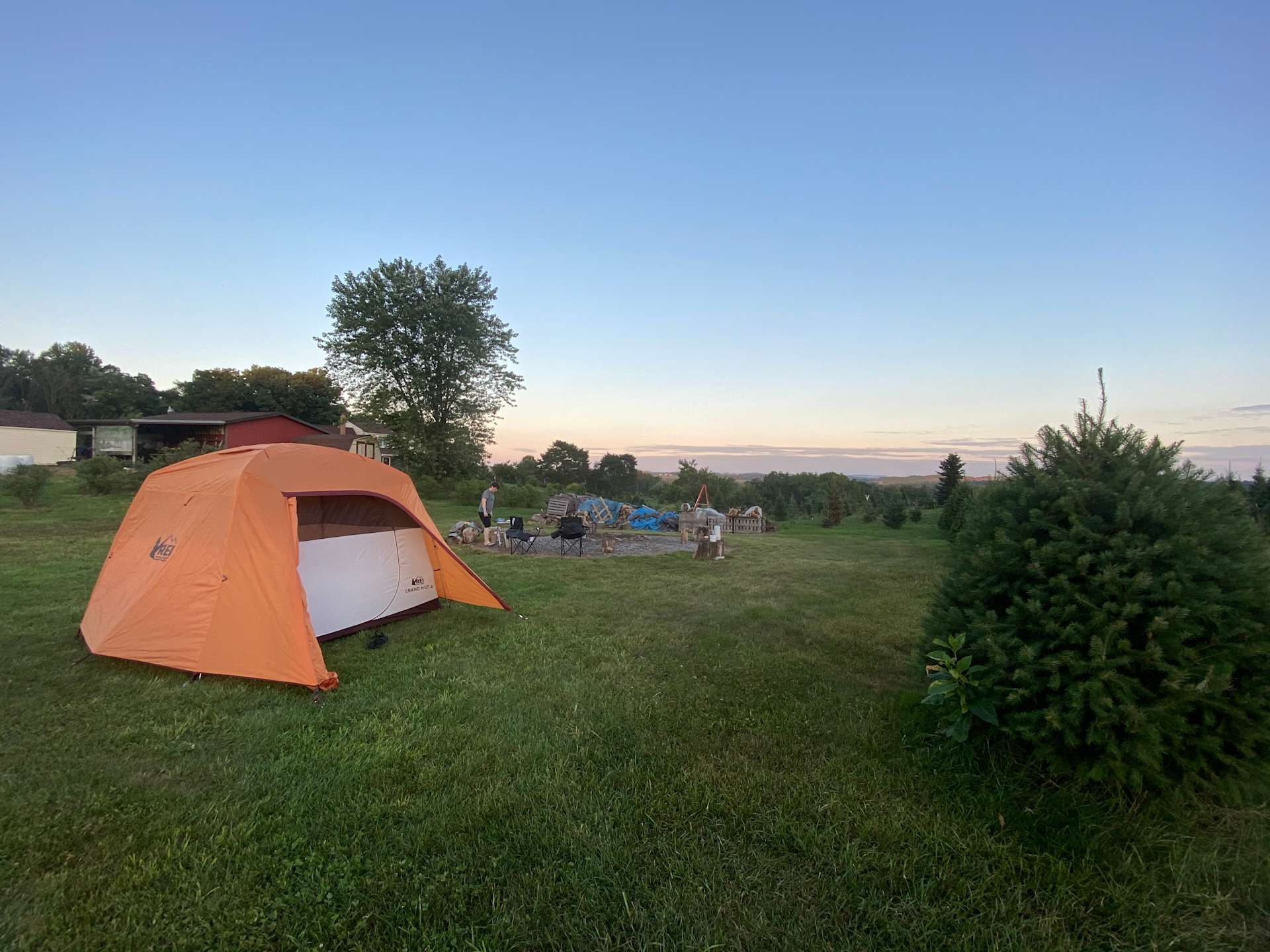 Christmas Tree Farm with Views Hipcamp in Elizabethtown, Pennsylvania