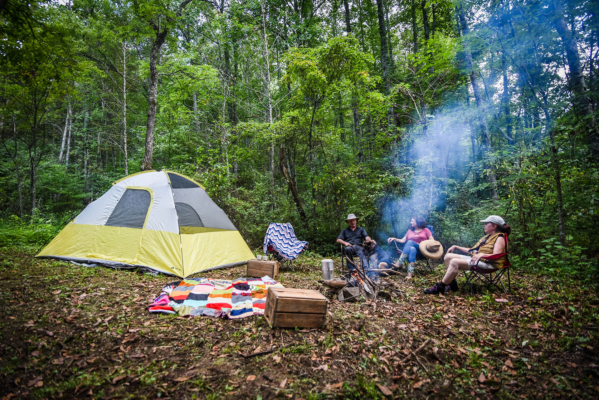 Appalachian Pond Campground - Hipcamp in Waynesville, North Carolina
