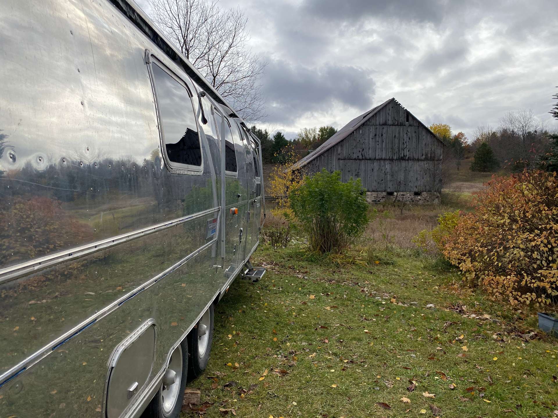 RGarges UpNorth Vintage Airstream Hipcamp in Alanson, Michigan