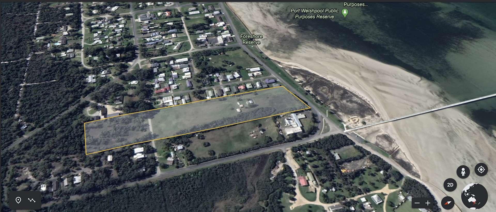 Port Welshpool Coastal Waterfront Hipcamp in Port Welshpool, Victoria