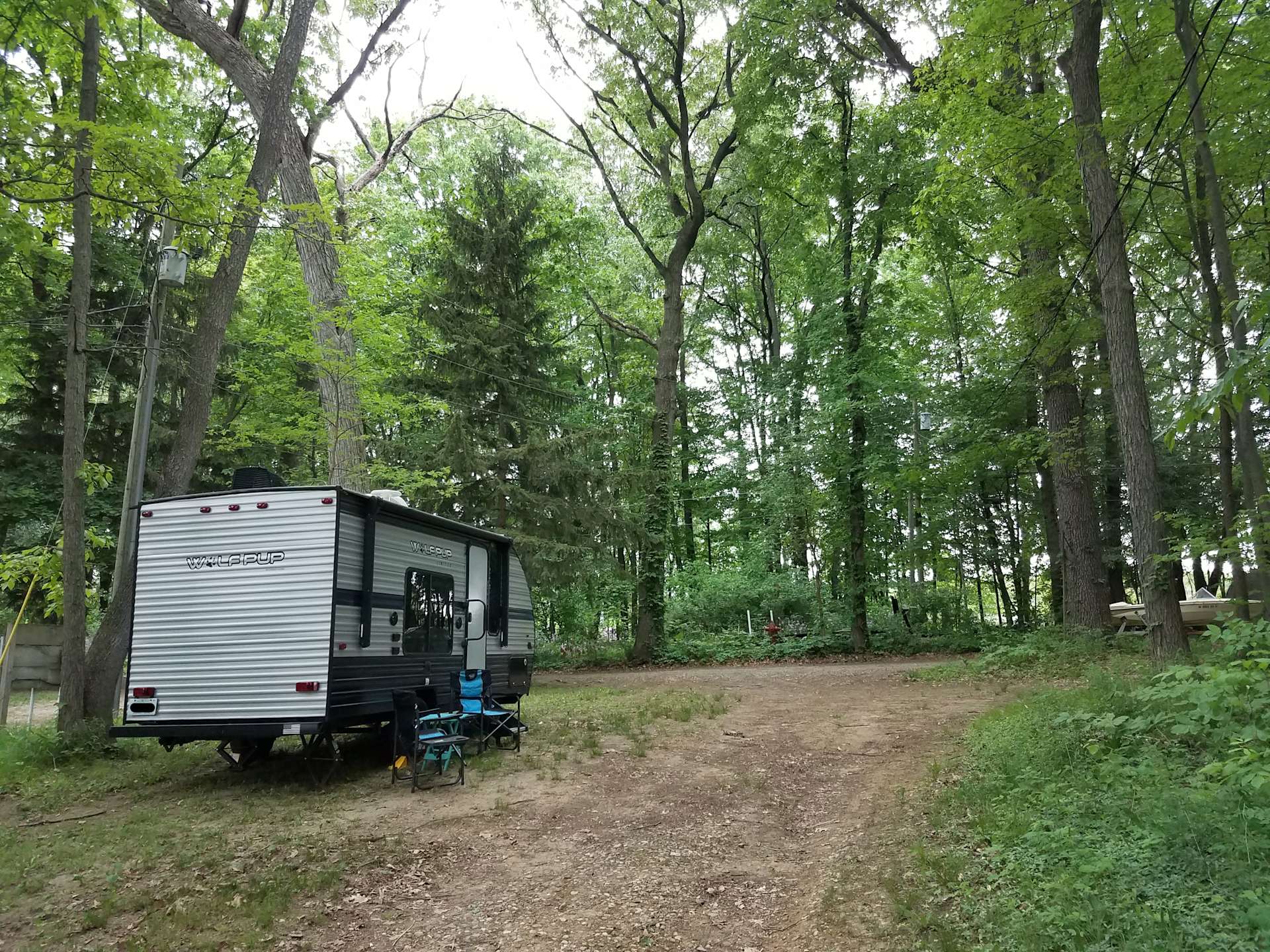 Lake Getaway Hipcamp in Vandalia, Michigan