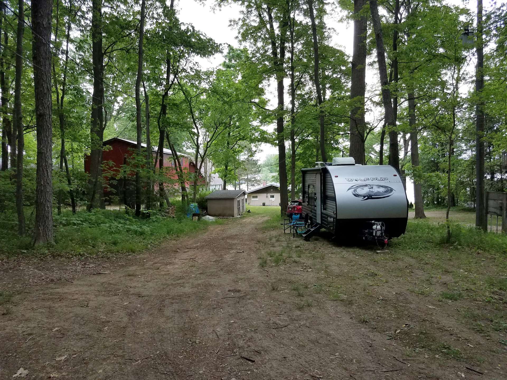 Lake Getaway Hipcamp in Vandalia, Michigan