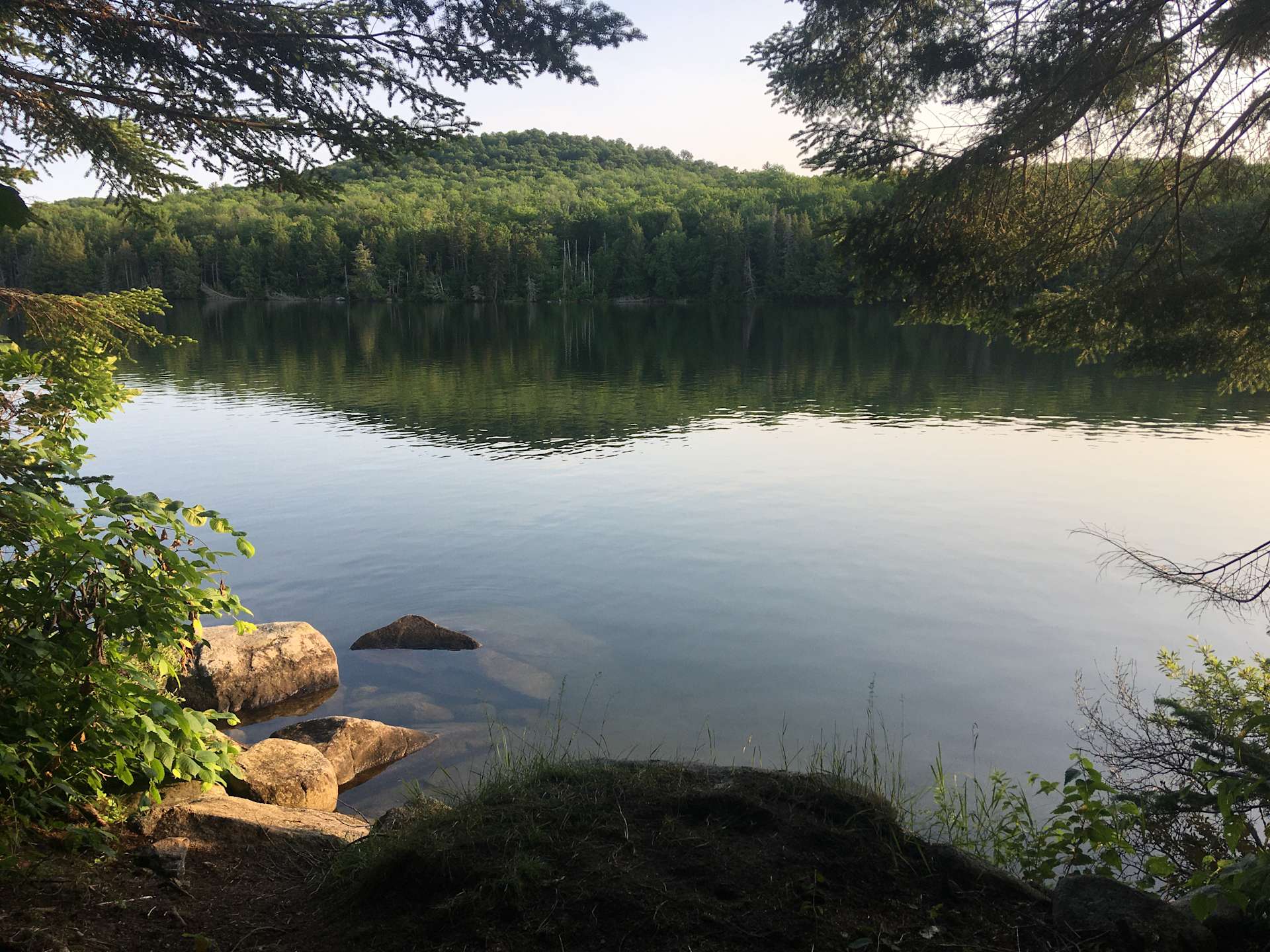 The Alcove at Martin's Pond Hipcamp in Peacham, Vermont