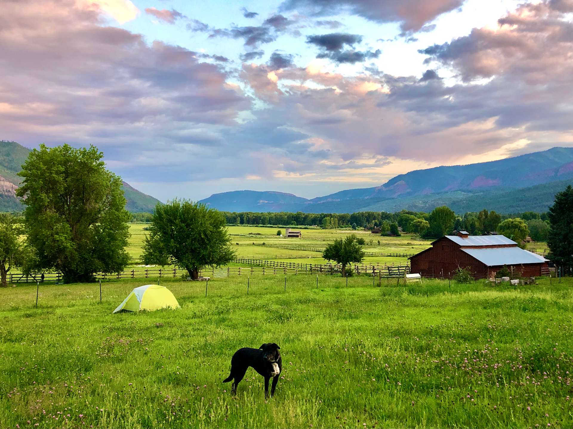 Animas River Valley red cliffs Hipcamp in Durango, Colorado