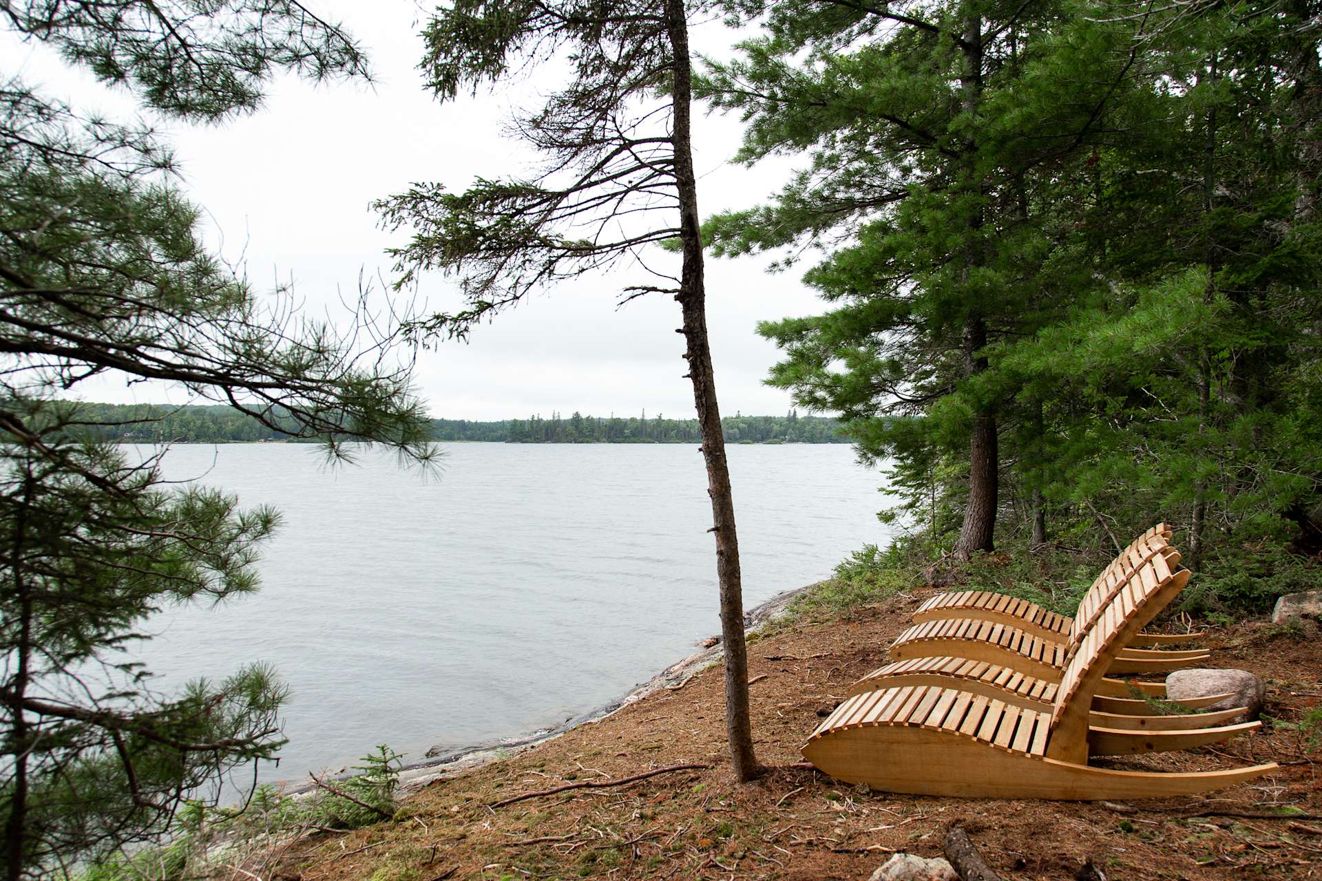 Private Lake Point for 12 w Sauna Hipcamp in South River, Ontario