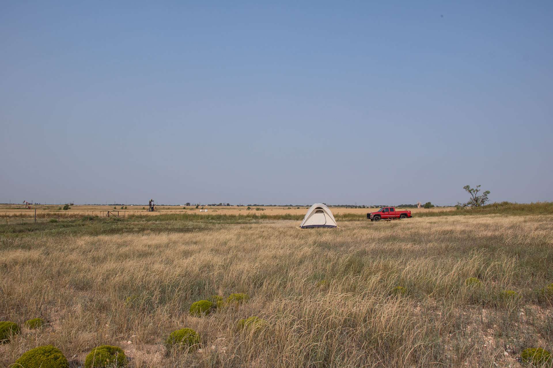 Farmhouse Flatland Hipcamp in Lubbock, Texas