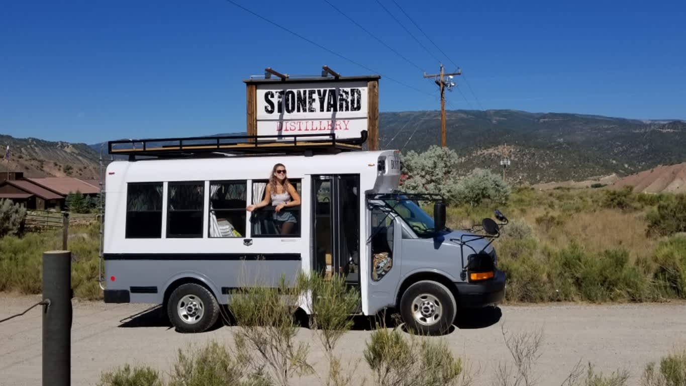 Stoneyard Distillery Awesome Possum RV Camping Hipcamp in Gypsum, Colorado