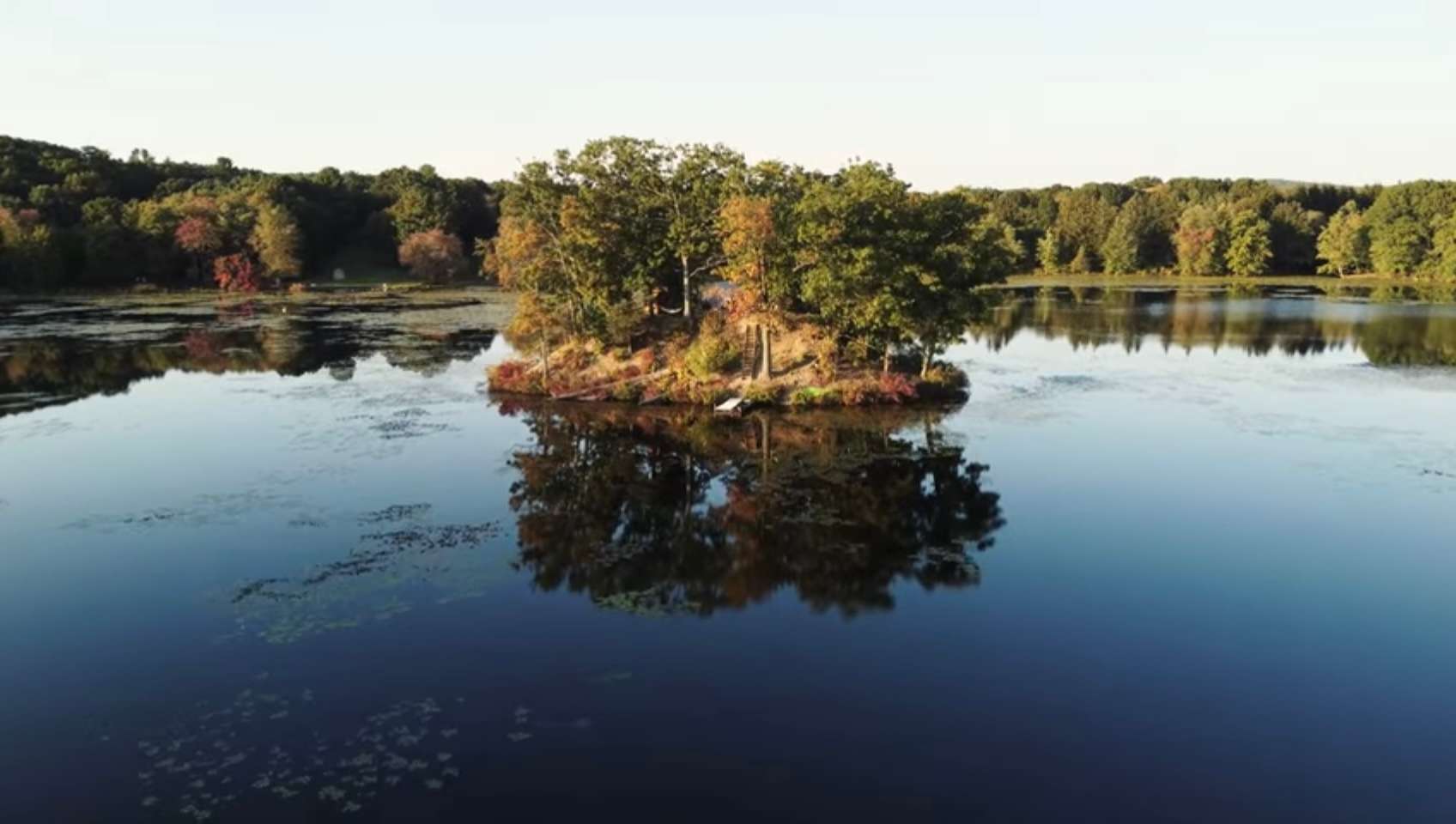Twin Island Lake Private Island Hipcamp in Pine Plains, New York
