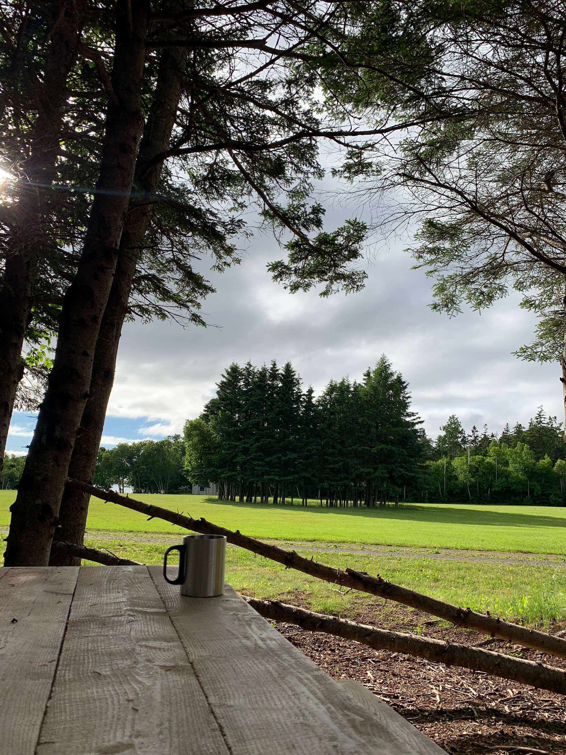 Wild Pines Cabins Hipcamp in Lot 57, Prince Edward Island