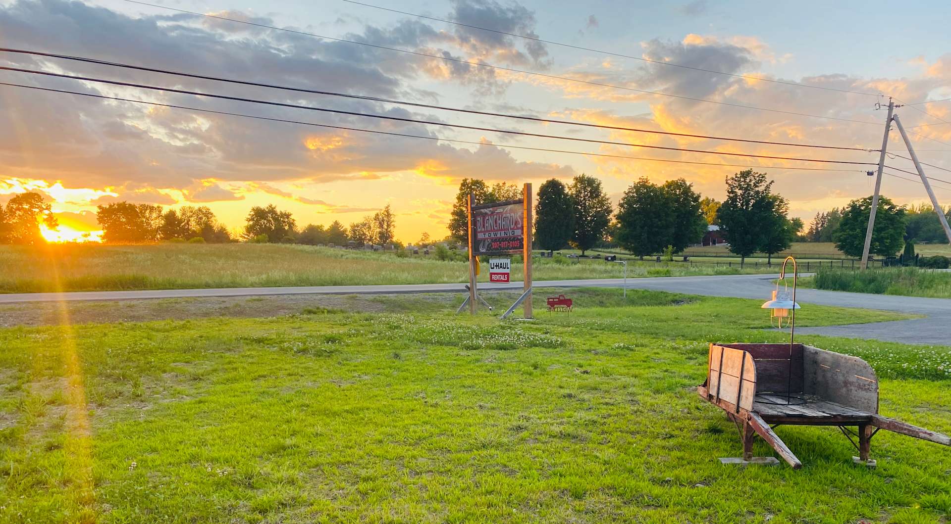 Blanchard’s Towing Hipcamp in Clinton, Maine