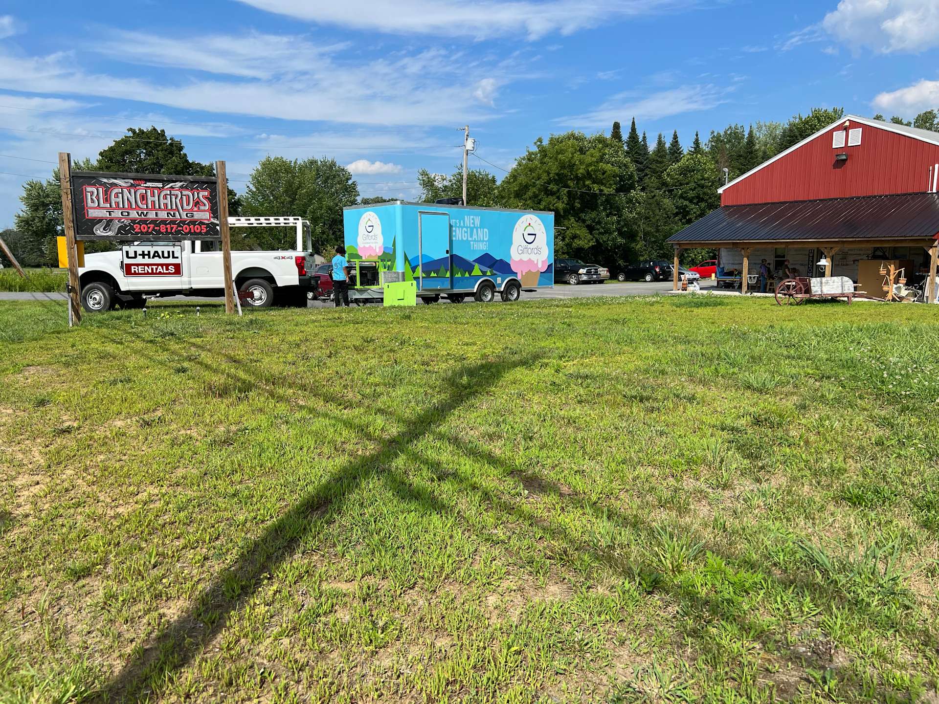 Blanchard’s Towing Hipcamp in Clinton, Maine