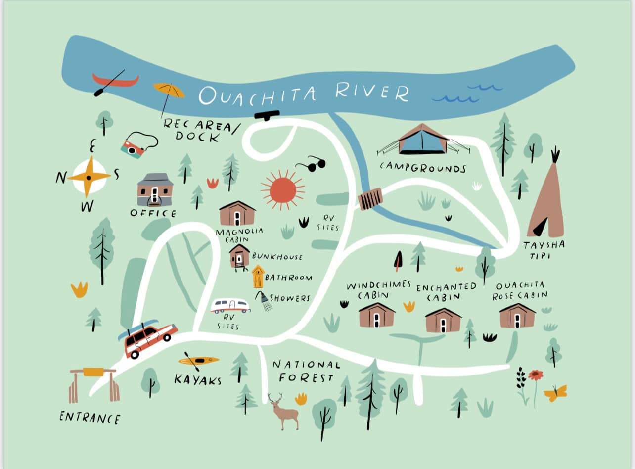 Ouachita River Haven Hipcamp in Pencil Bluff, Arkansas