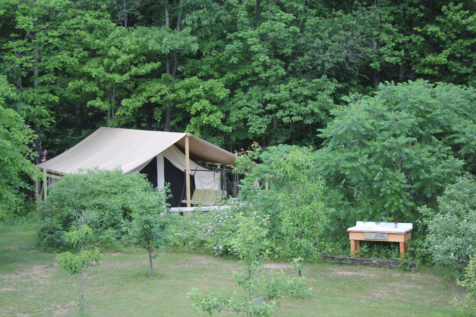 Fall Farm Camping in New England