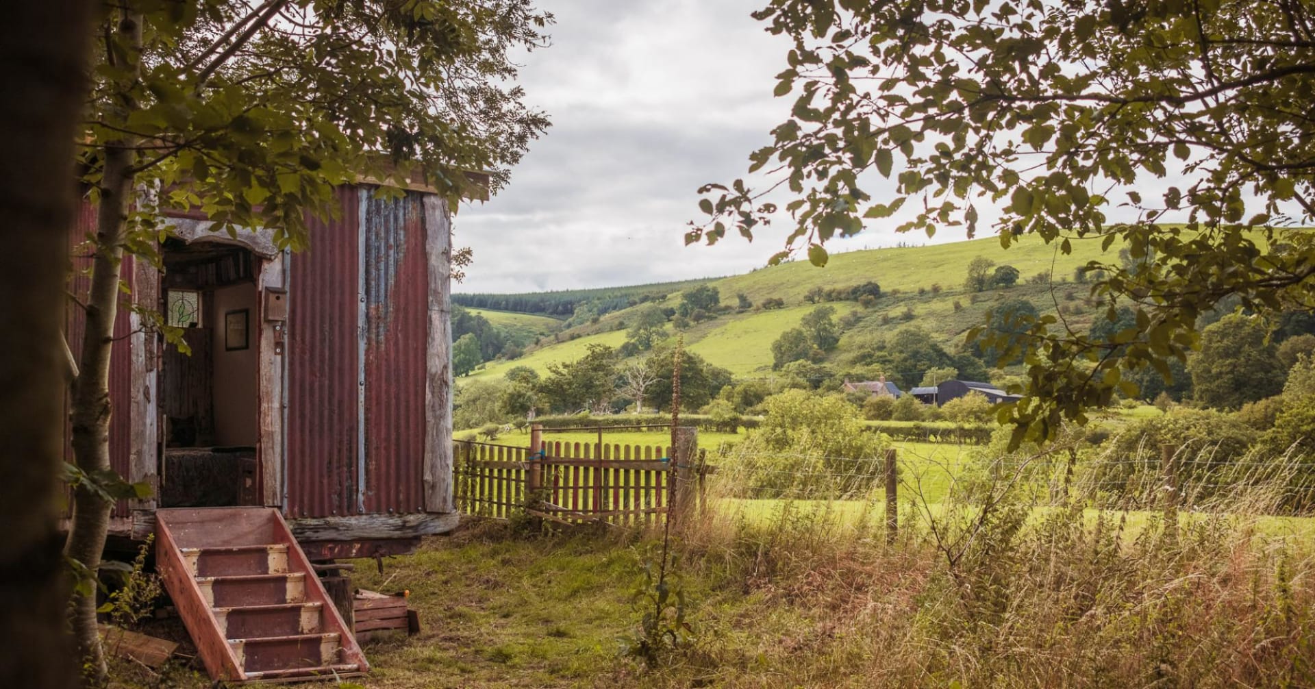 Hamperley Hideaways in Shropshire is home to 10 wild camping pitches and an off-grid hut.