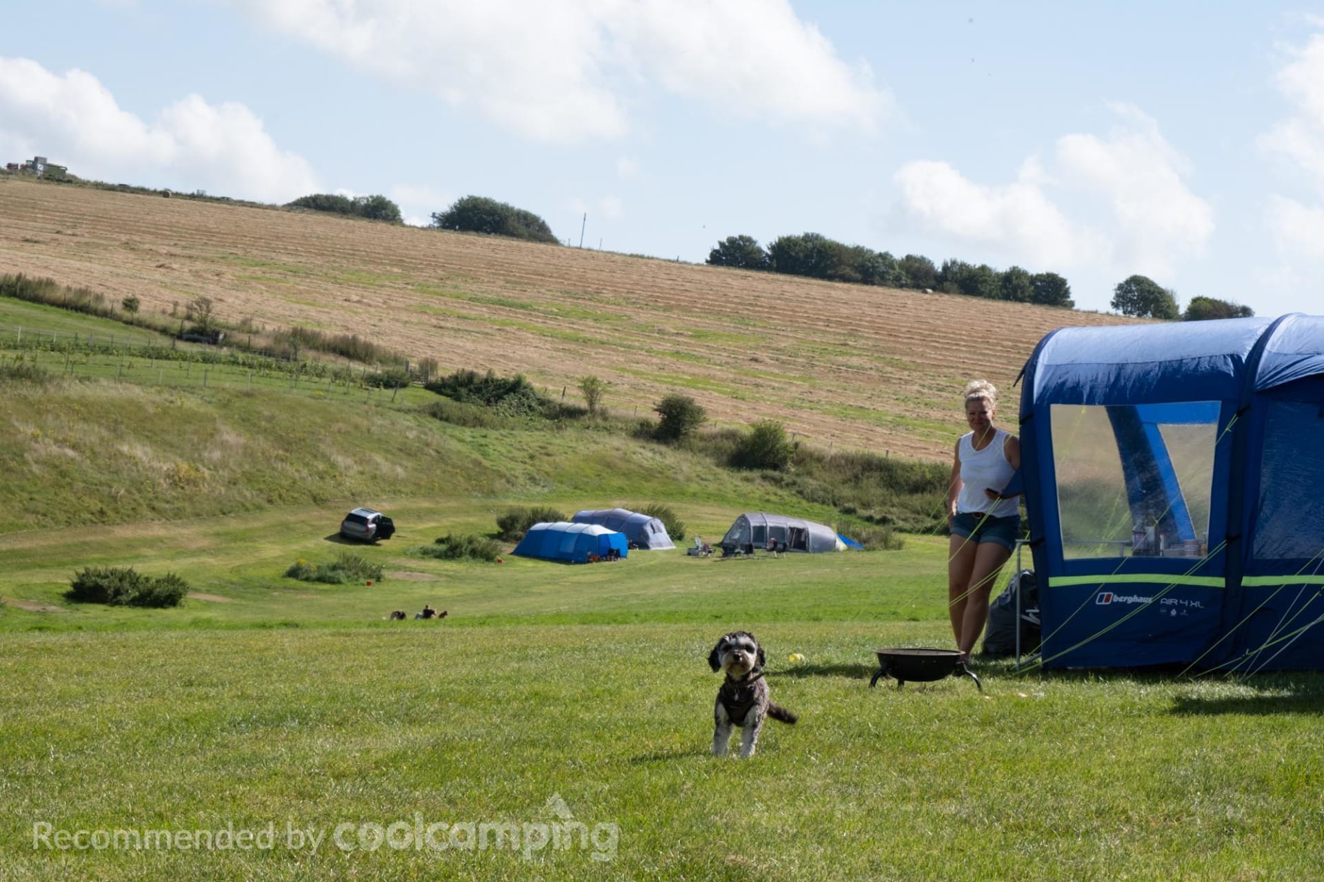 Campground Sleeps-6 lakeside bell tent - Suffolk, Sudbury, UK 