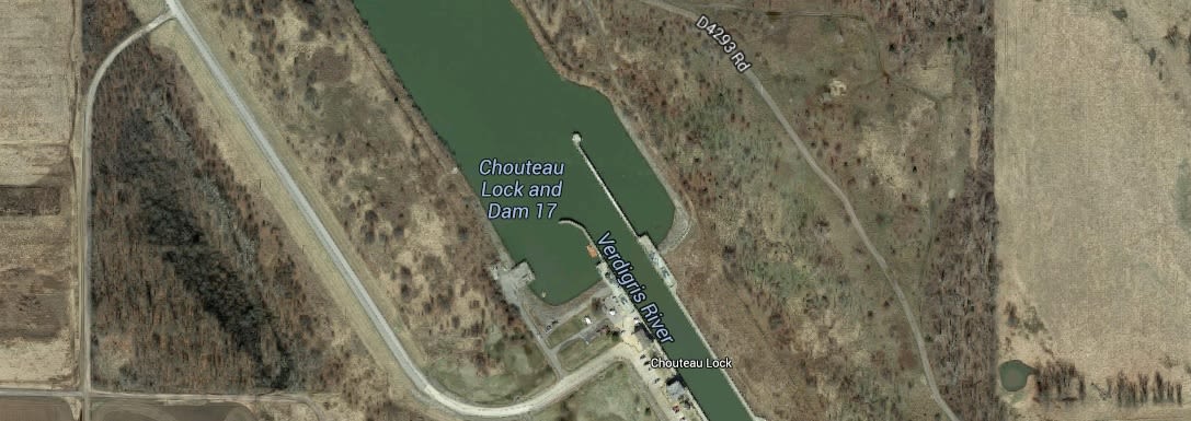 Arkansas River - Chouteau Lock and Dam