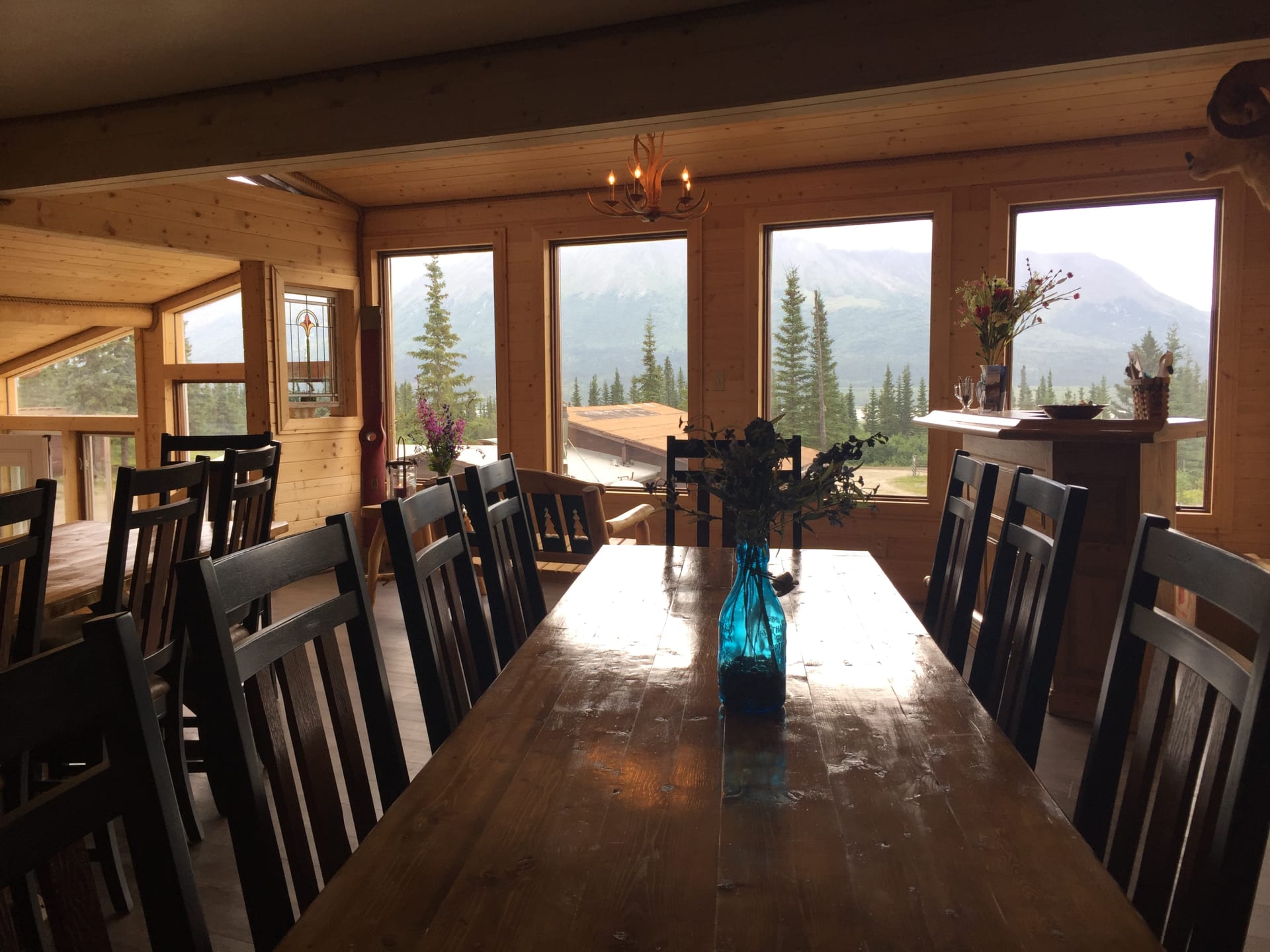 If you choose the "C&B" option, you can camp and breakfast in our main lodge in the morning. 
