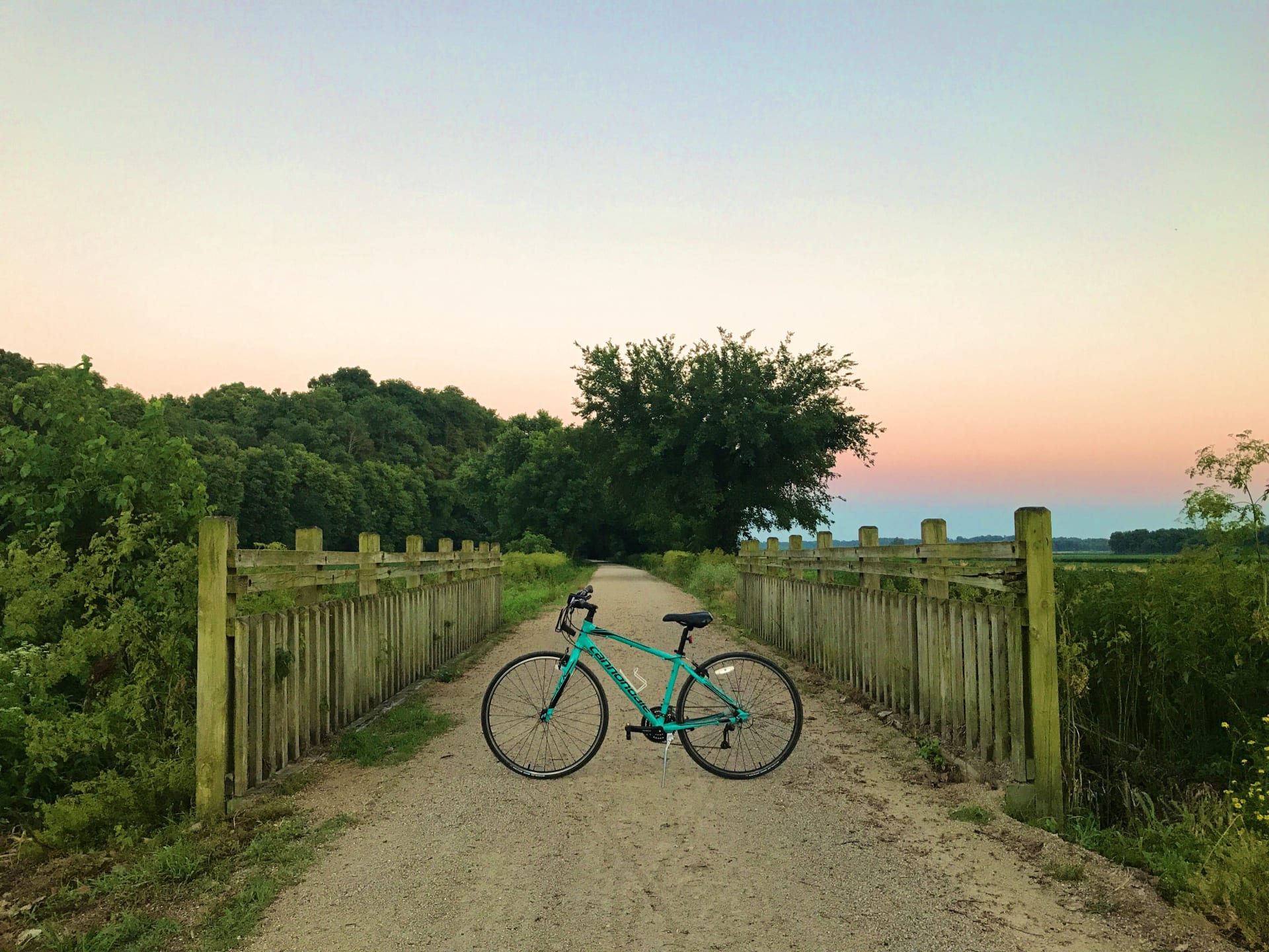 Katy Trail at sunset - bring your bike!