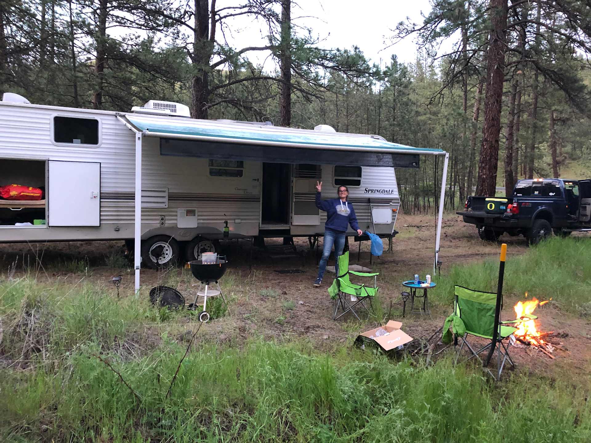 Camp host RV site