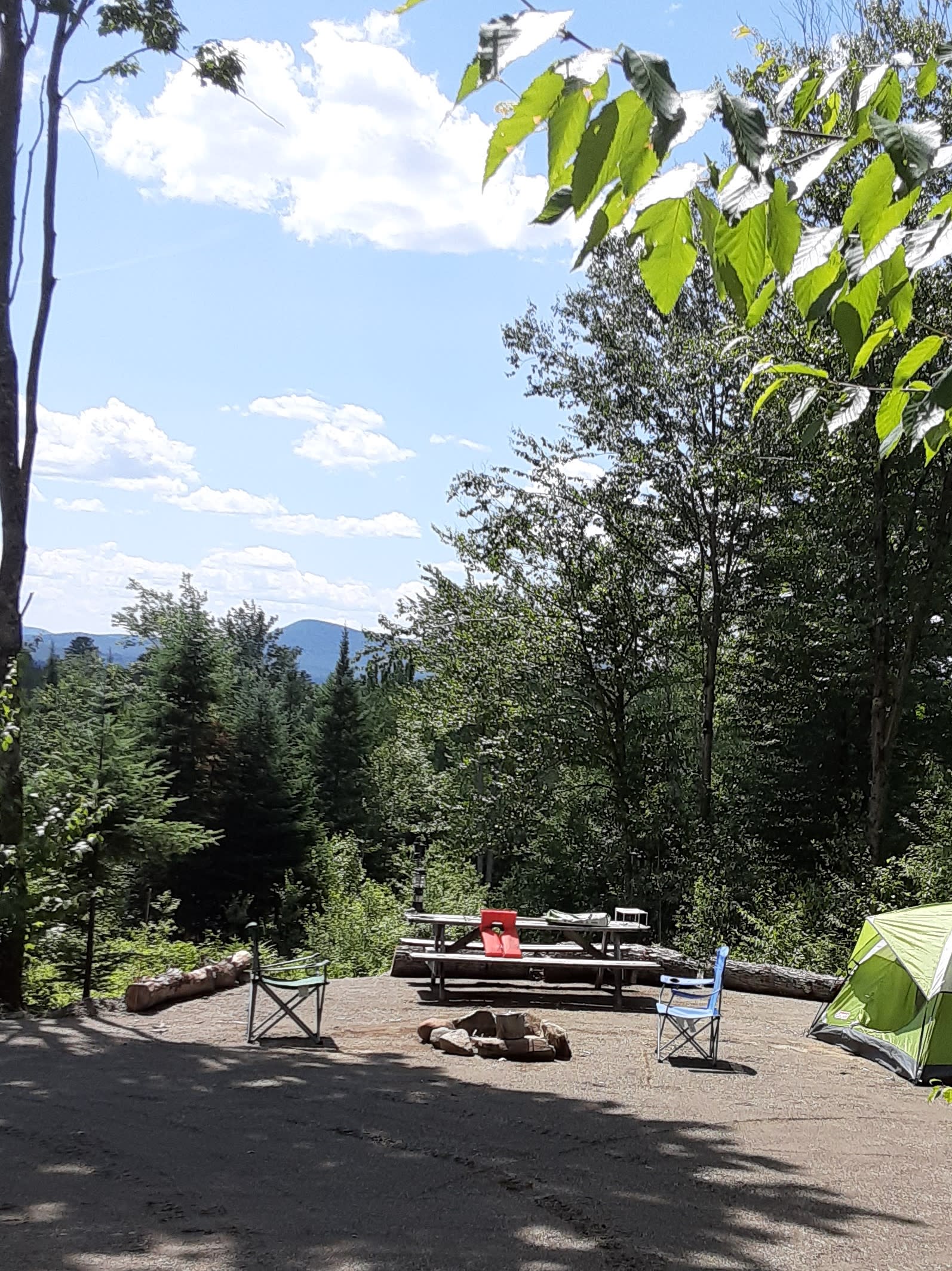 RV/Tent Site #1. (View of Maidstone Mt, Vt.)
