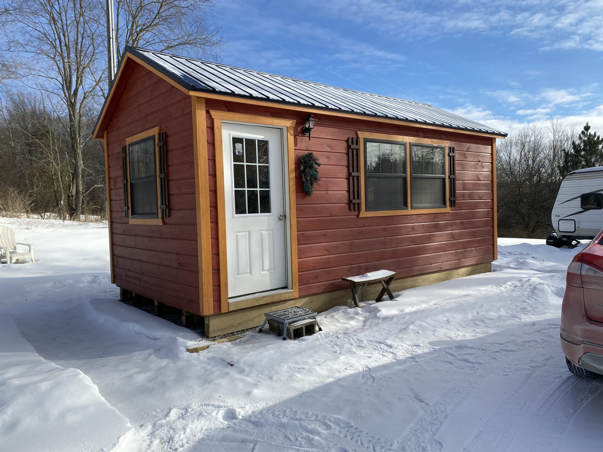 Cabin with Electric and Water and Septic