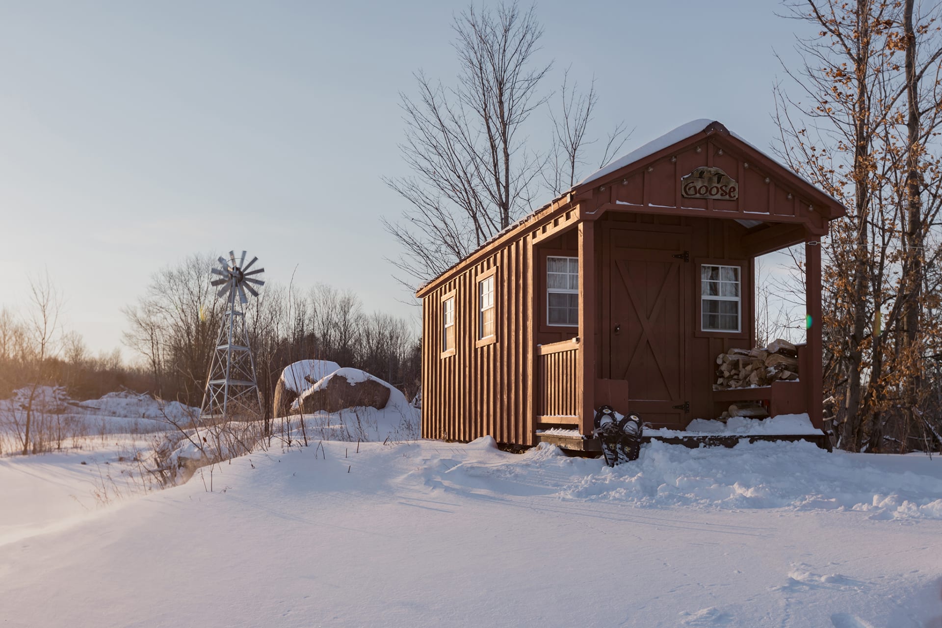 Private Bunkie in the Woods + Ice Fishing Hut! UPDATED 2024 - Tripadvisor -  Arden Vacation Rental