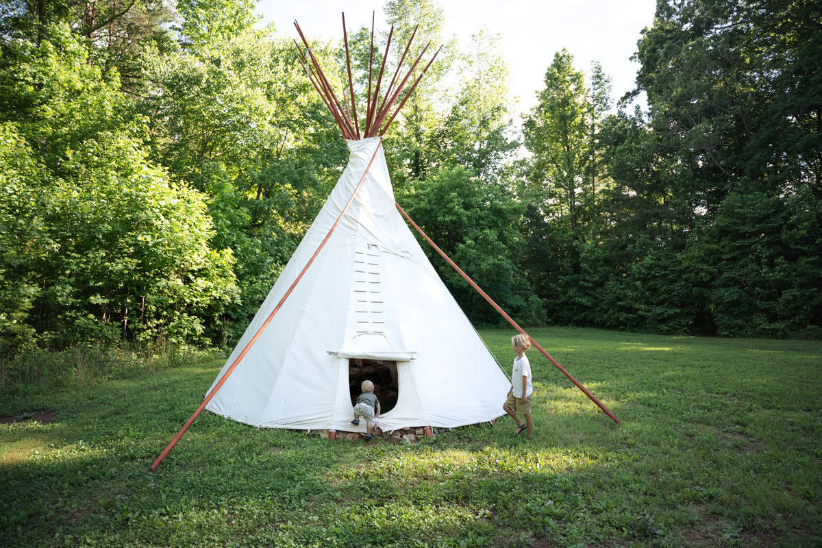 Bear Creek Tee-Pee Retreat - Hipcamp in Mocksville, North Carolina
