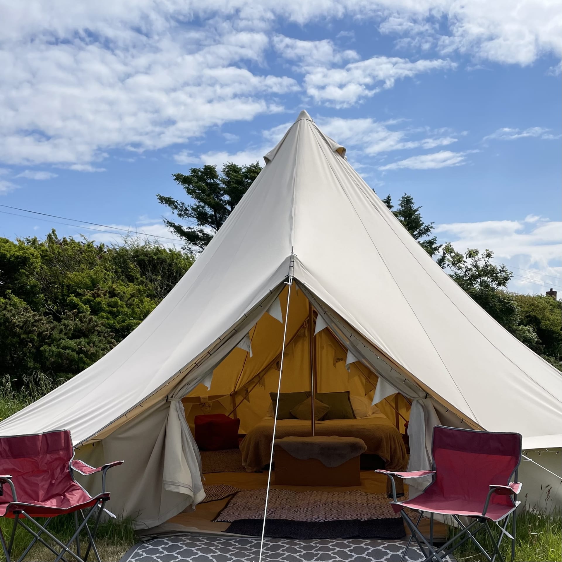 Bell Tent in Nature